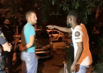 В Киеве произошла стрельба на почве расизма (ВИДЕО)