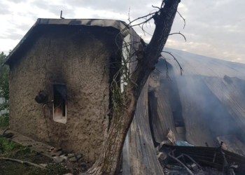 В Николаевской области на пожаре погибли молодые мужчина и женщина (ФОТО)