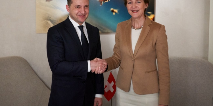 Зеленский завтра проведет встречу с президентом Швейцарии