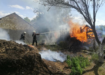 За сутки спасателям Николаевской области пришлось погасить 10 пожаров (ФОТО)