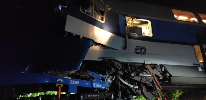 В Чехии столкнулись поезда: один человек погиб, есть пострадавшие