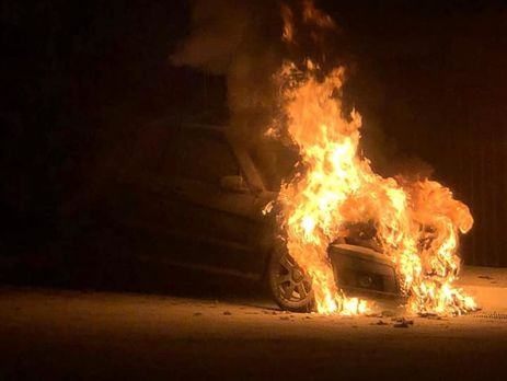 Нардеп Лерос заявил, что ему подожгли автомобиль (ВИДЕО)