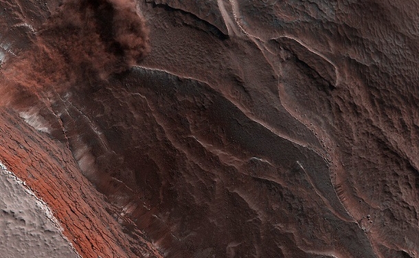 В NASA показали марсианскую “лавину”