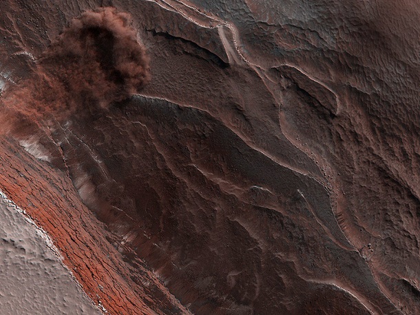 В NASA показали марсианскую "лавину" 1