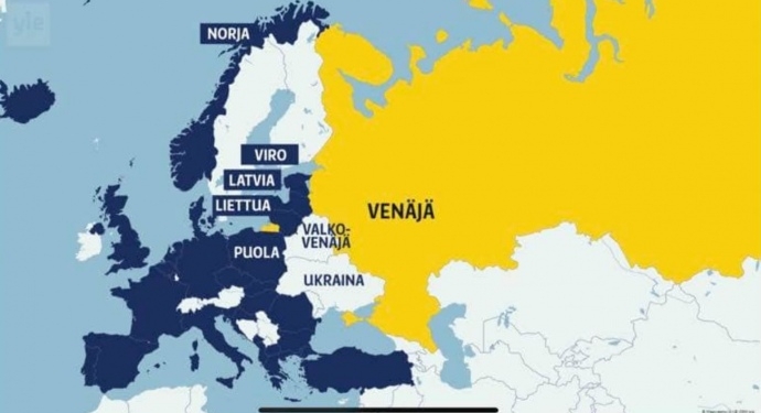 Финская ТРК исправила карту с “российским” Крымом после жалобы украинского посольства