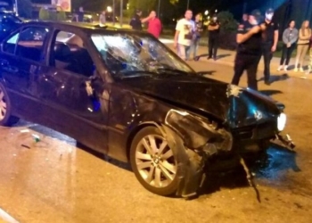 В Черногории авто въехало в толпу людей, праздновавших предварительные результаты выборов