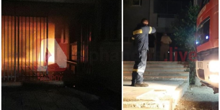 На Кипре выпускники сожгли школу