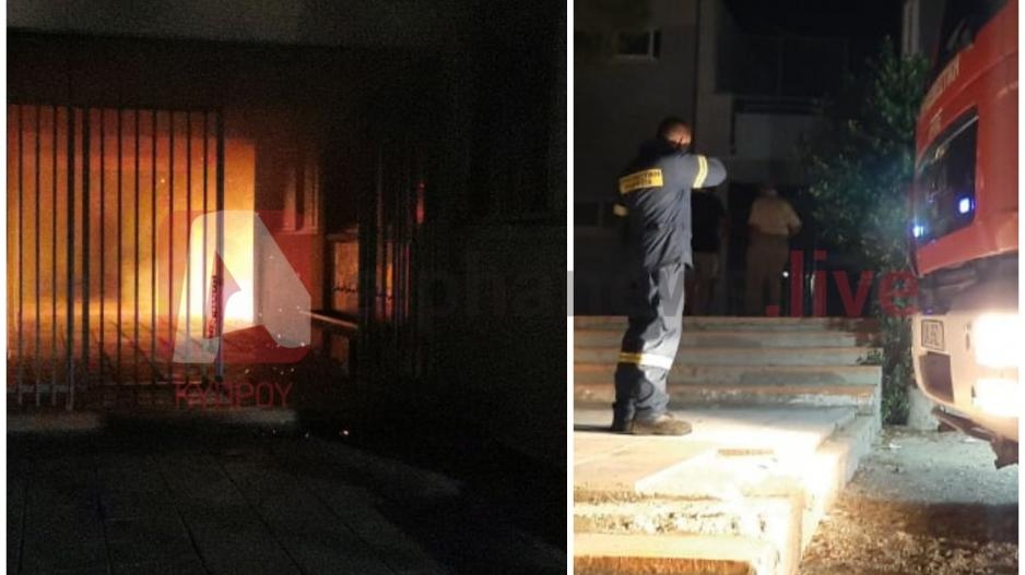 На Кипре выпускники сожгли школу 1