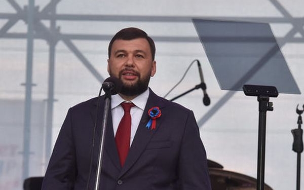 Главарь российских боевиков Пушилин озвучил дату и время обстрела украинских позиций на Донбассе