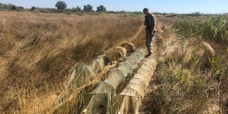 На Николаевщине пограничники выявили 140 метров браконьерских сетей (ФОТО)