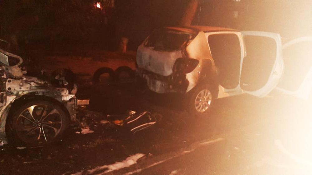 В Николаеве ночью подожгли Renault 3