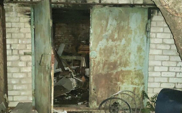 В Николаеве на Вокзальной тушили гараж (ФОТО)