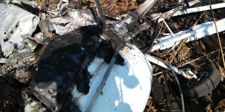 В Сумской области упал легкомоторный самолет – пилот погиб (ФОТО)