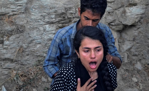 В Греции сгорел лагерь для мигрантов, в котором были больные COVID