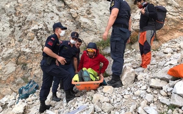 Сломавшего ногу украинского альпиниста спасли в Турции