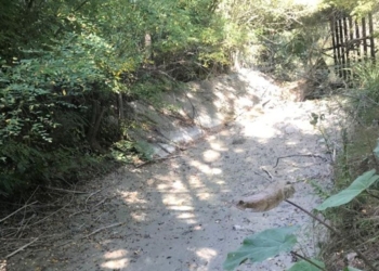 В Крыму пересохла река, питавшая водохранилище