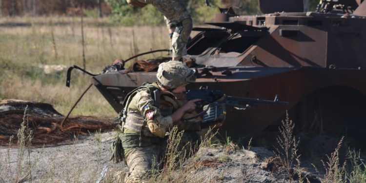Лучший расчет пулемета ПКМ служит в Николаевской десантно-штурмовой бригаде (ФОТО)