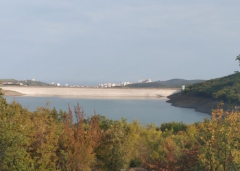 В Изобильненском водохранилище Крыма снизился уровень воды