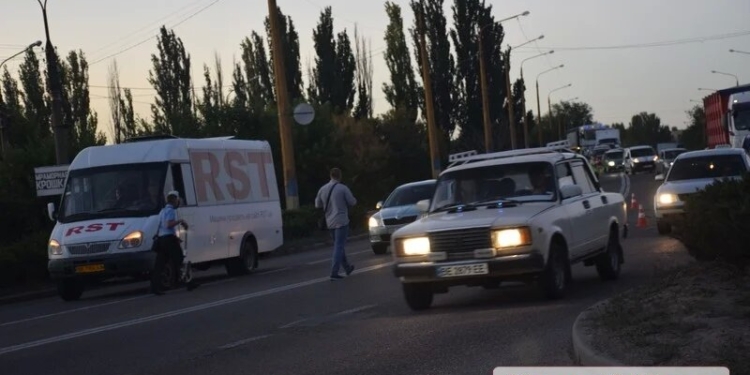 Перекрытая дорога в Корабельный район: следователи проводят воспроизведение гибели велосипедиста (ФОТО, ВИДЕО)