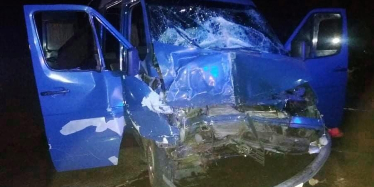 На Николаевщине столкнулись микроавтобус и грузовик – пять человек оказались в больнице (ФОТО)