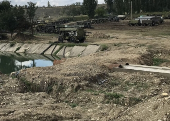 Дефицит воды в Крыму: за спасение Симферополя взялись военные (ФОТО)