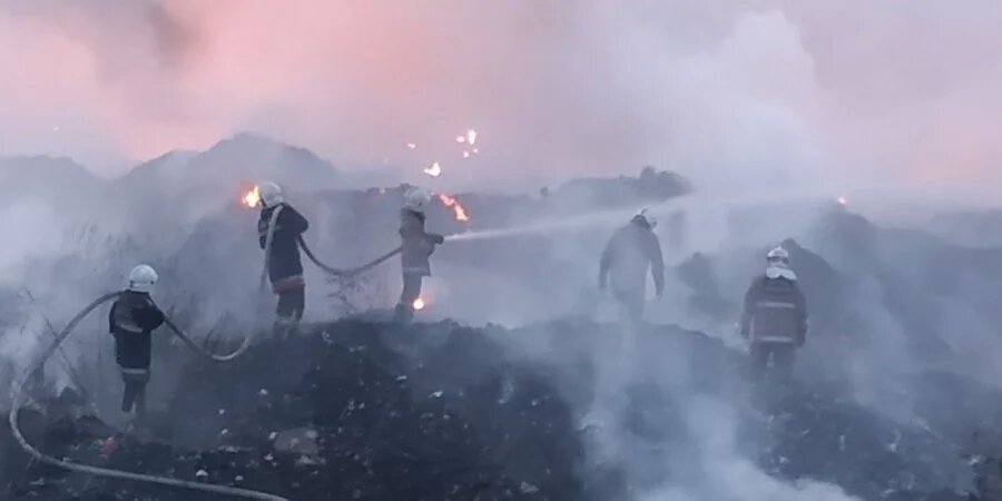 Под Полтавой горит мусорная свалка, город накрыл смог (ФОТО, ВИДЕО) 1