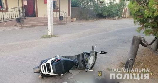 Полиция разбирается со странной аварией в Вознесенске, в которой погиб водитель мопеда 1