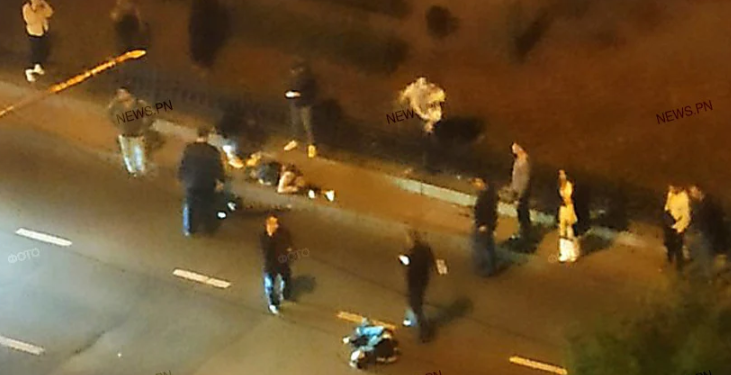 В центре Николаева водитель сбил двух пешеходов и скрылся, позже автомобиль нашли брошенным (ВИДЕО)