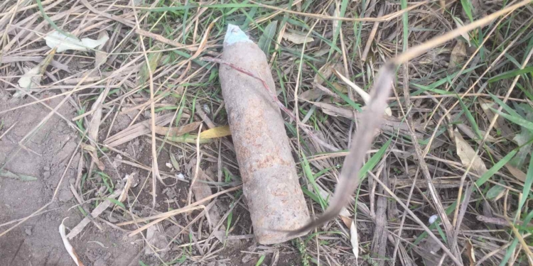 На Намыве нашли артснаряд (ФОТО)