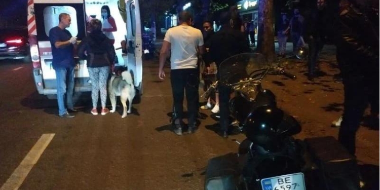 В Николаеве на пешеходном переходе сбили мужчину с собакой (ВИДЕО)