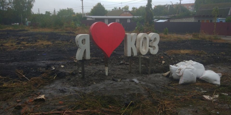 «Я люблю коз»: на улице в Винницкой области появился странный знак