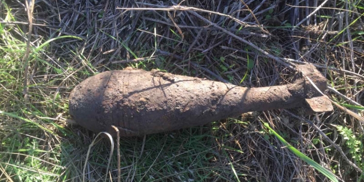 В Первомайском районе обнаружили артснаряд и минометную мину (ФОТО)