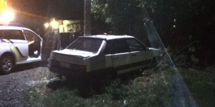 В Новом Буге угонщик ВАЗа доехал только до обочины на выезде из города