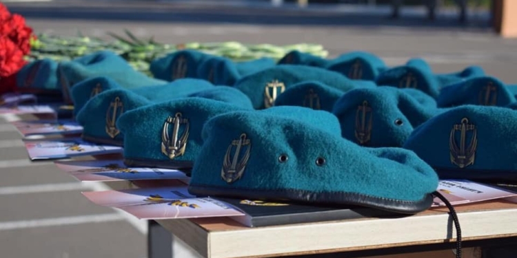 Николаевские морпехи давали Клятву морского пехотинца в Широкино (ФОТО)