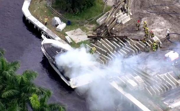 Во Флориде 13 человек пострадали от взрывов на борту катера