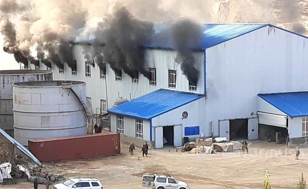 В Кыргызстане вспыхнул пожар на золотом руднике