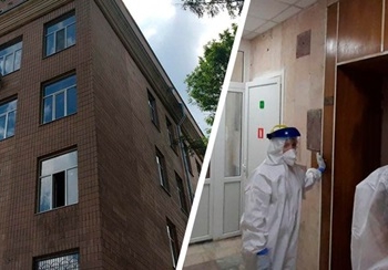 Пациент с COVID-19 выпал из окна больницы в Харькове