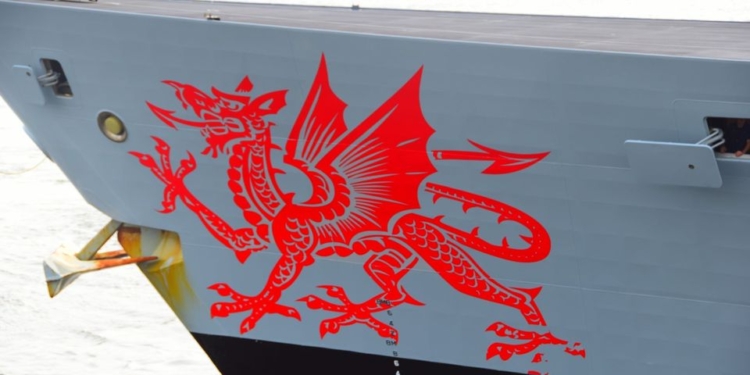 В Одесский порт зашел эсминец Королевских ВМС Великобритании “Dragon” (ФОТО)