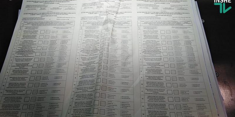 Выборы депутатов горсовета и мэра Николаева: бюллетени выдали, формы и брак уничтожили (ВИДЕО, ФОТО)