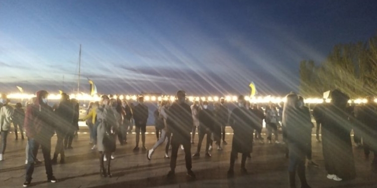 Работники культуры Николаева протестовали против запрета на работу (ФОТО, ВИДЕО)