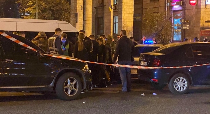 Бойцы КОРДа со стрельбой и погоней на Крещатике задержали разбойников (ФОТО, ВИДЕО)