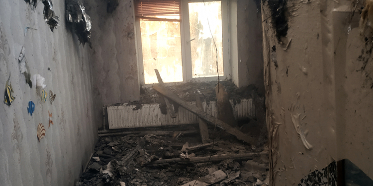 На Николаевщине горел жилой дом (ФОТО)