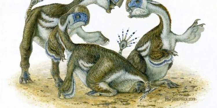Ученые нашли новый вид динозавров: с перьями, клювом и двумя пальцами на передних конечностях (ФОТО)