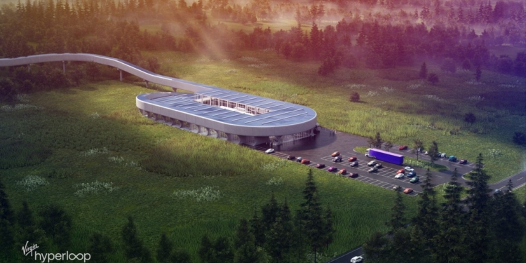 В США построят тестовую станцию Hyperloop (ФОТО)