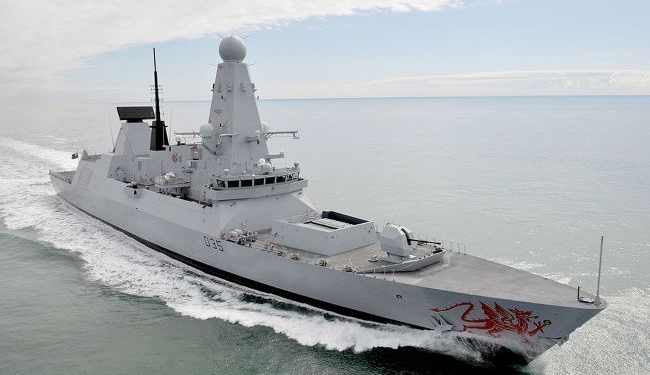 Британский военный корабль вошел в Черное море