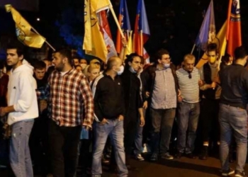 Протесты в Грузии: несколько тысяч человек требовали справедливых выборов у резиденции лидера правящей партии