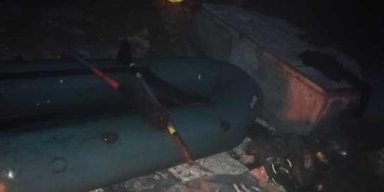 У Матвеевки госэкоинспекторы поймали браконьера и изъяли более 1 км браконьерских сетей (ФОТО)