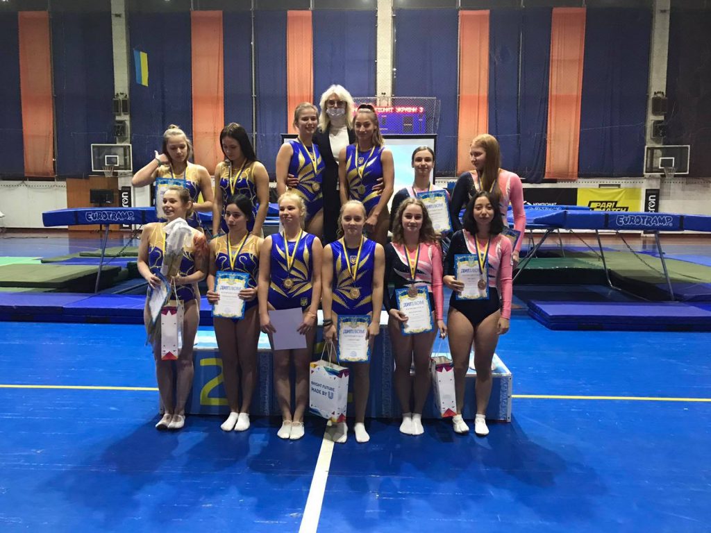 Николаевская женская команда добыла «бронзу» чемпионата Украины по прыжкам на батуте 1