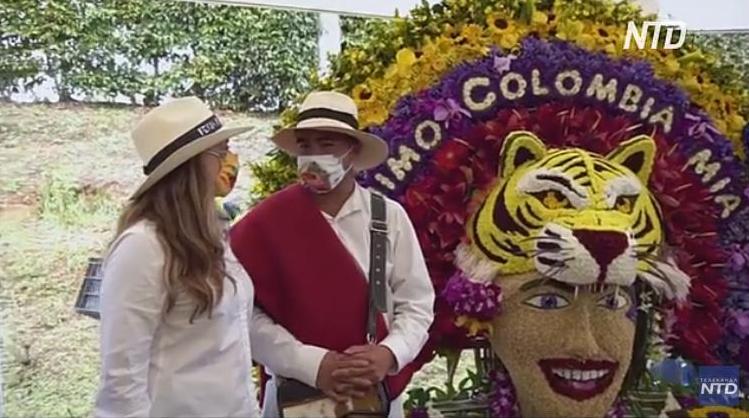 Несмотря на пандемию, в Колумбии прошел цветочный фестиваль (ВИДЕО) 1