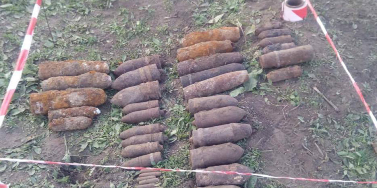 На Николаевщине обезврежено 42 артснаряда (ФОТО)